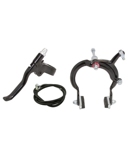 1080 Alloy Brake Front Black.